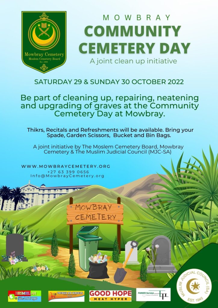 Dates for Community Cemetery Initiative at Mowbray Announced